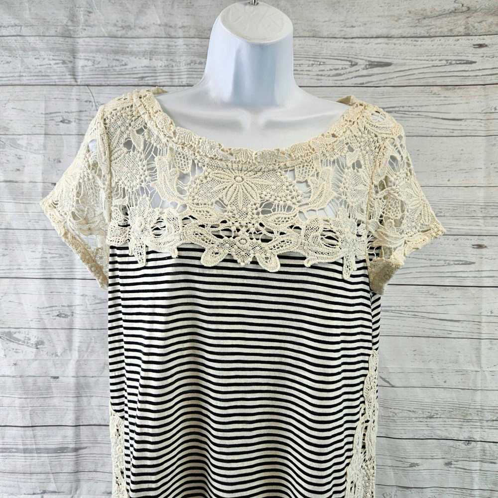 Vintage Meadow Rue Anthropologie Womens Lace Edge… - image 2