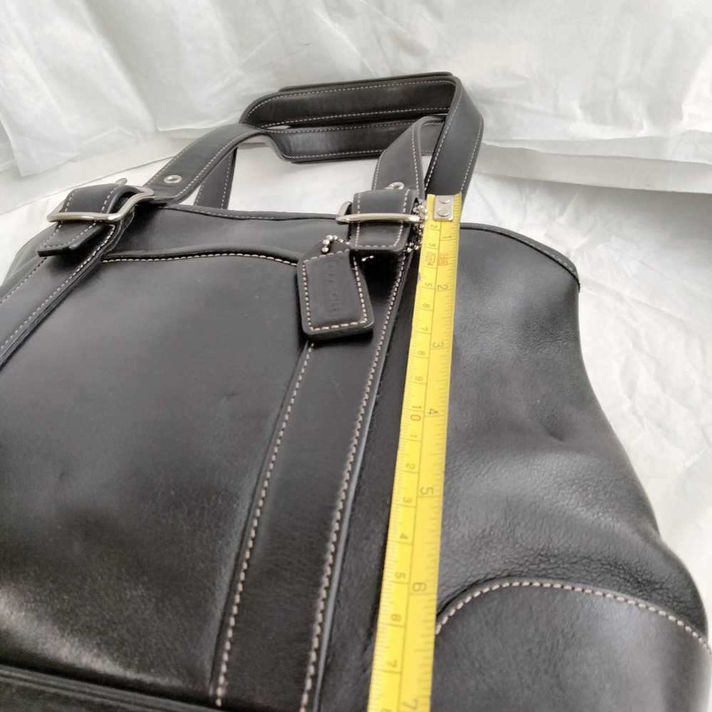 Coach Hampton Black Leather purse 7588 Retro - image 5