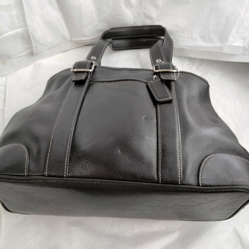 Coach Hampton Black Leather purse 7588 Retro - image 6