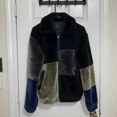 Zara Fur Block-Color Jacket - image 1