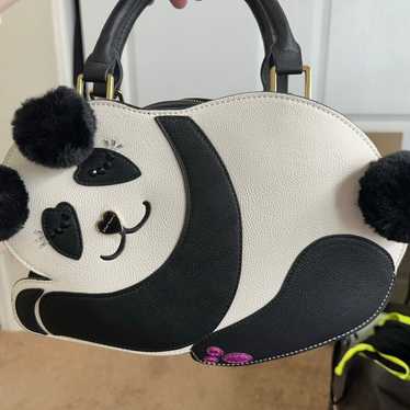 betsey johnson panda purse bag
