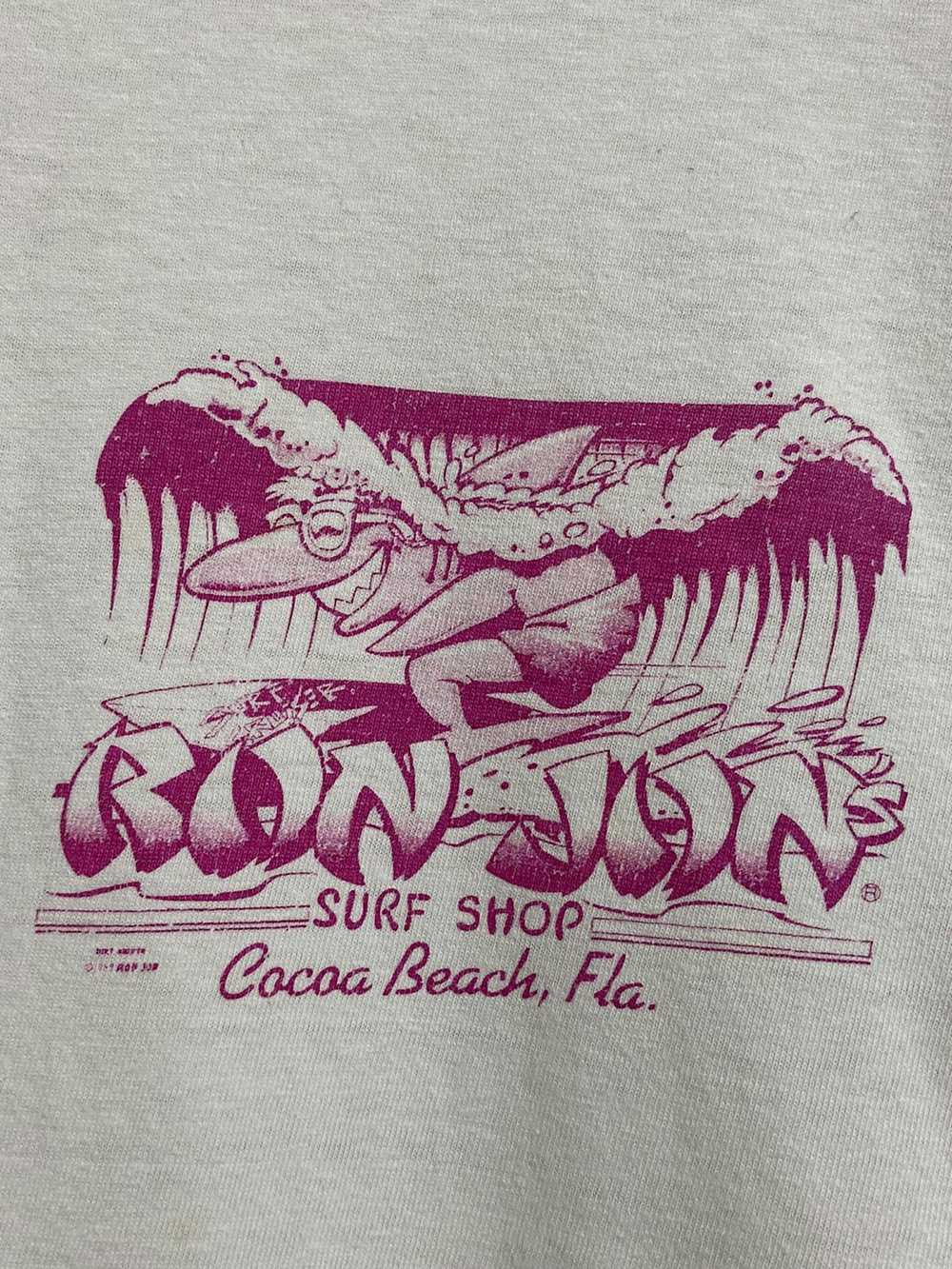 Band Tees × Japanese Brand × Vintage Ron Jon Surf… - image 3