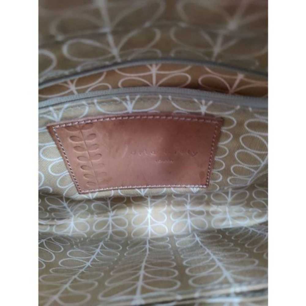 Orla Kiely London 100% Cotton/Leather Shoulder Bag - image 6