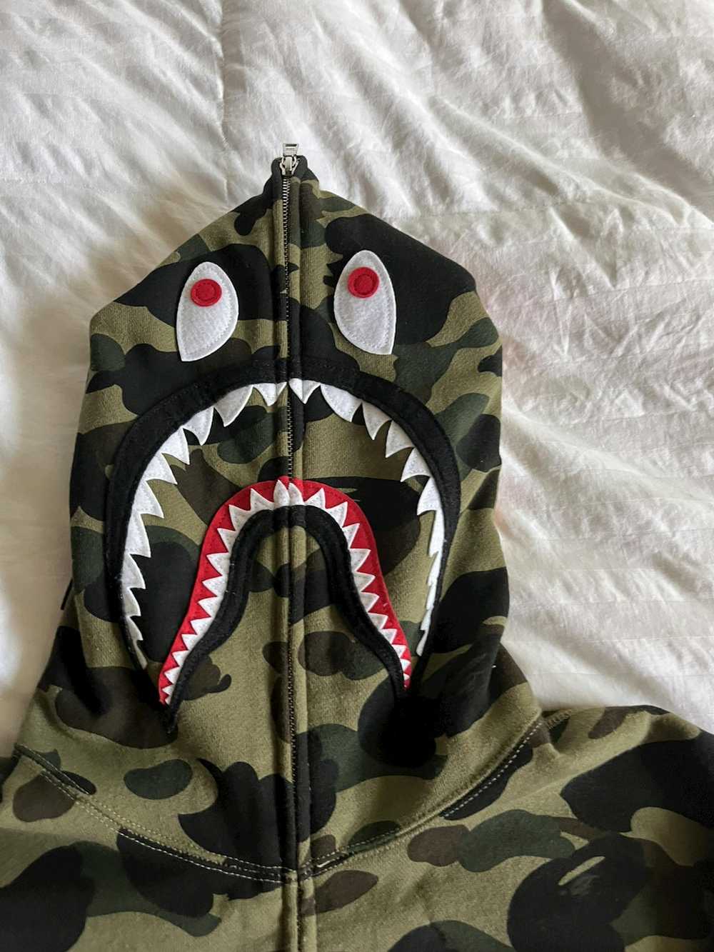 Bape 1st Camo Shark Full Zip Hoodie - image 2
