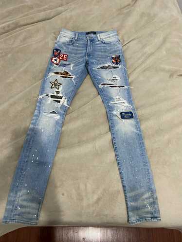 Mike amiri art patch clearance jeans