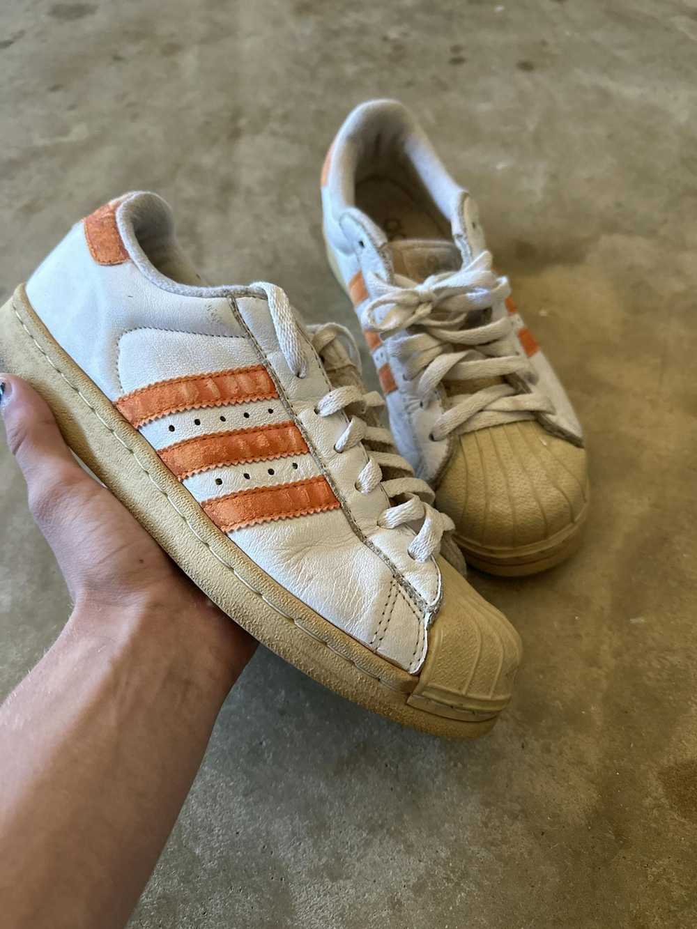 Adidas × Vintage Vintage 1998 Adidas Shell Toe Sn… - image 1