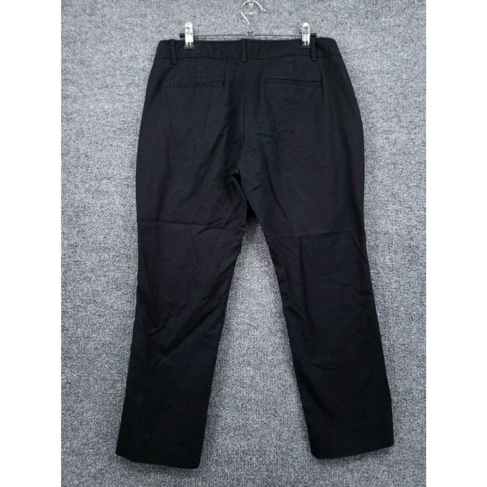 Gap Gap Pants Womens 10 Ankle Black Chino Mid-Ris… - image 2