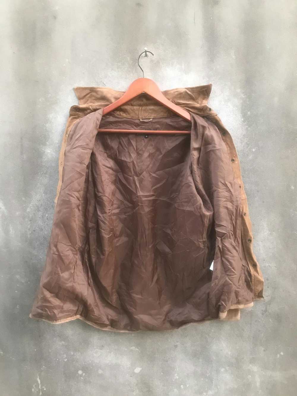 Flannel × Jungles × Leather Jacket Vtg Jungle Sto… - image 12