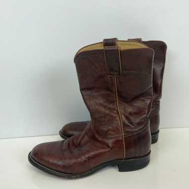 Roper Justin Jackson Leather Western Roper Boots … - image 1