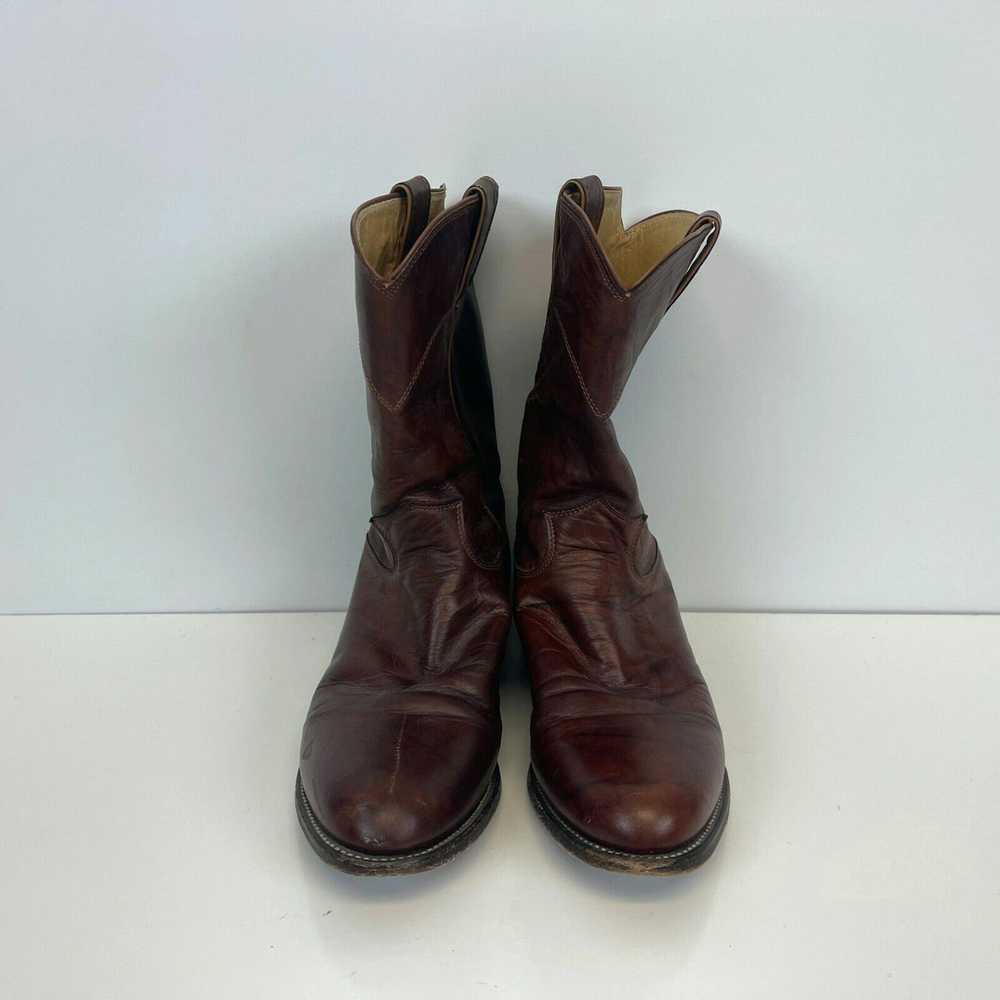 Roper Justin Jackson Leather Western Roper Boots … - image 2