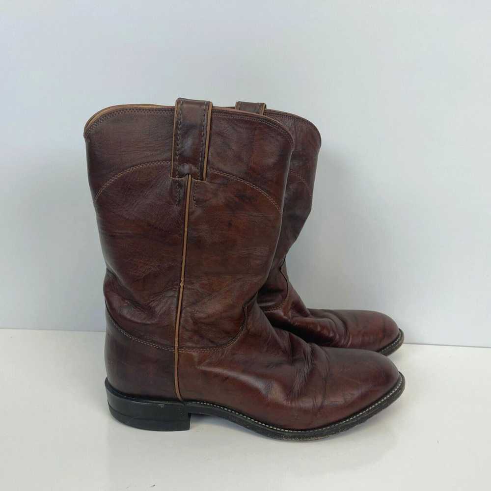 Roper Justin Jackson Leather Western Roper Boots … - image 3