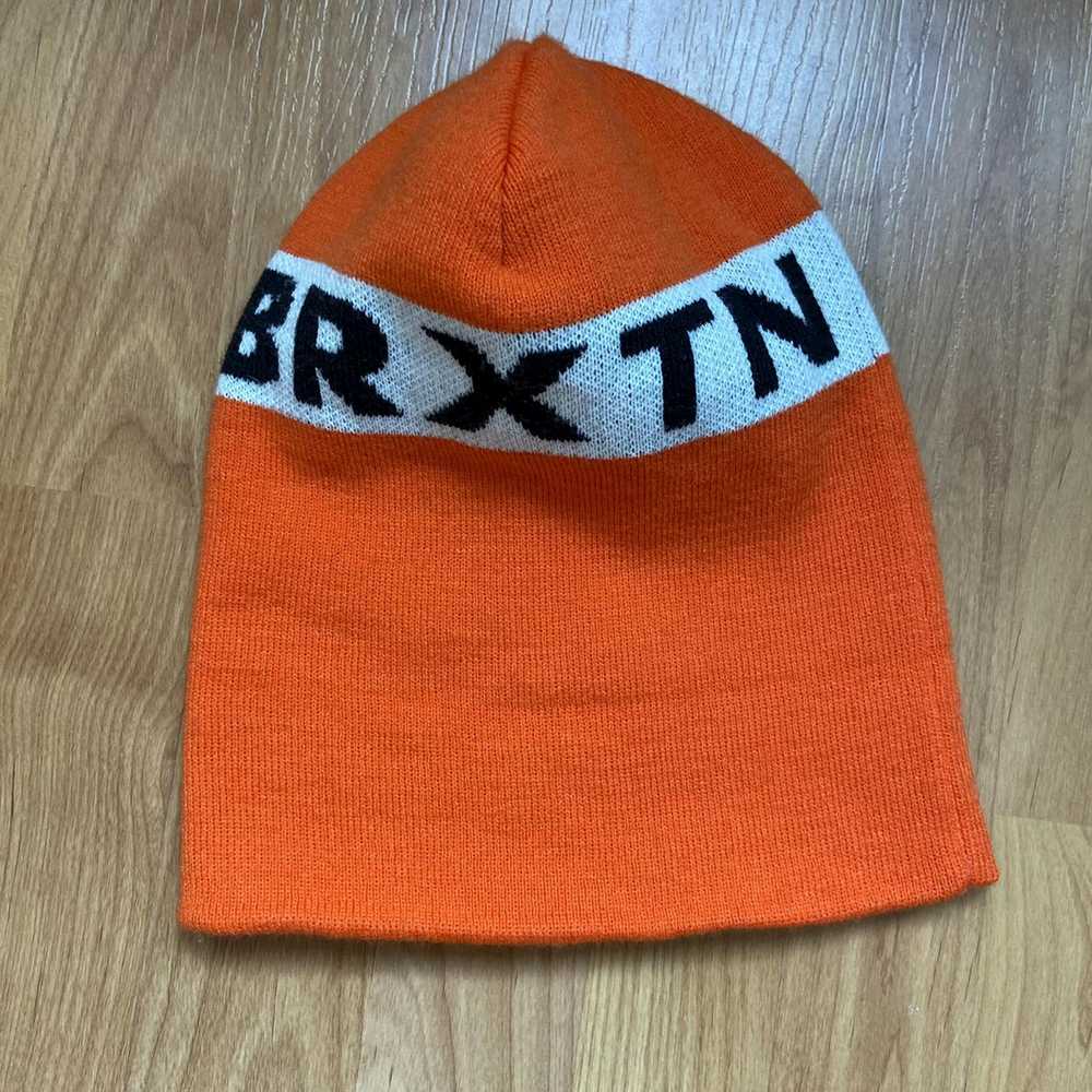 Brixton Brixton Men’s Brxtn Logo Orange Beanie On… - image 2