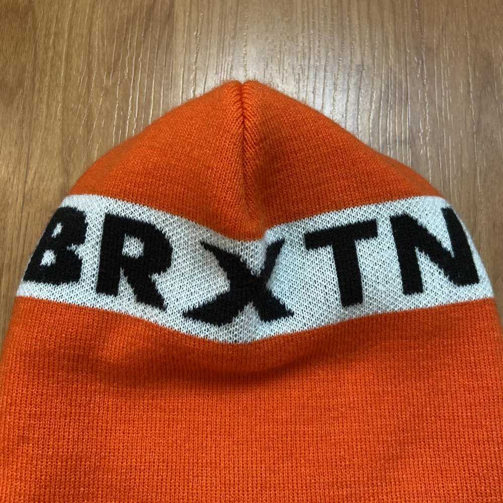 Brixton Brixton Men’s Brxtn Logo Orange Beanie On… - image 3