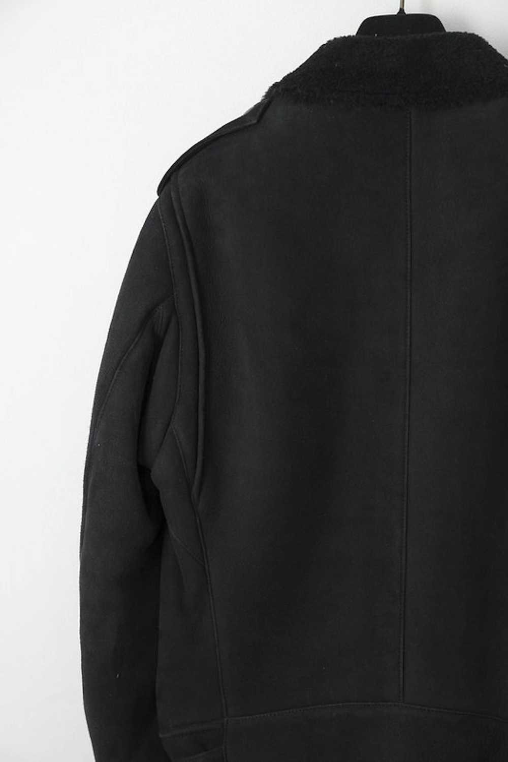 Balmain AW10 shearling perfecto leather jacket - image 5