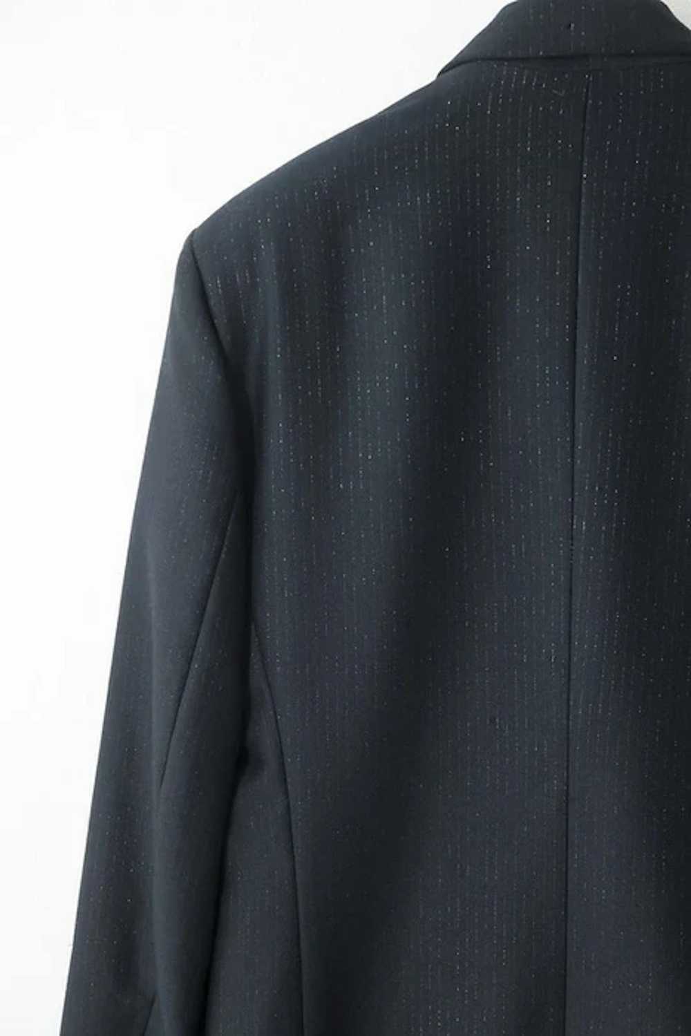 Helmut Lang AW90 metallic pinstripe suit - image 5