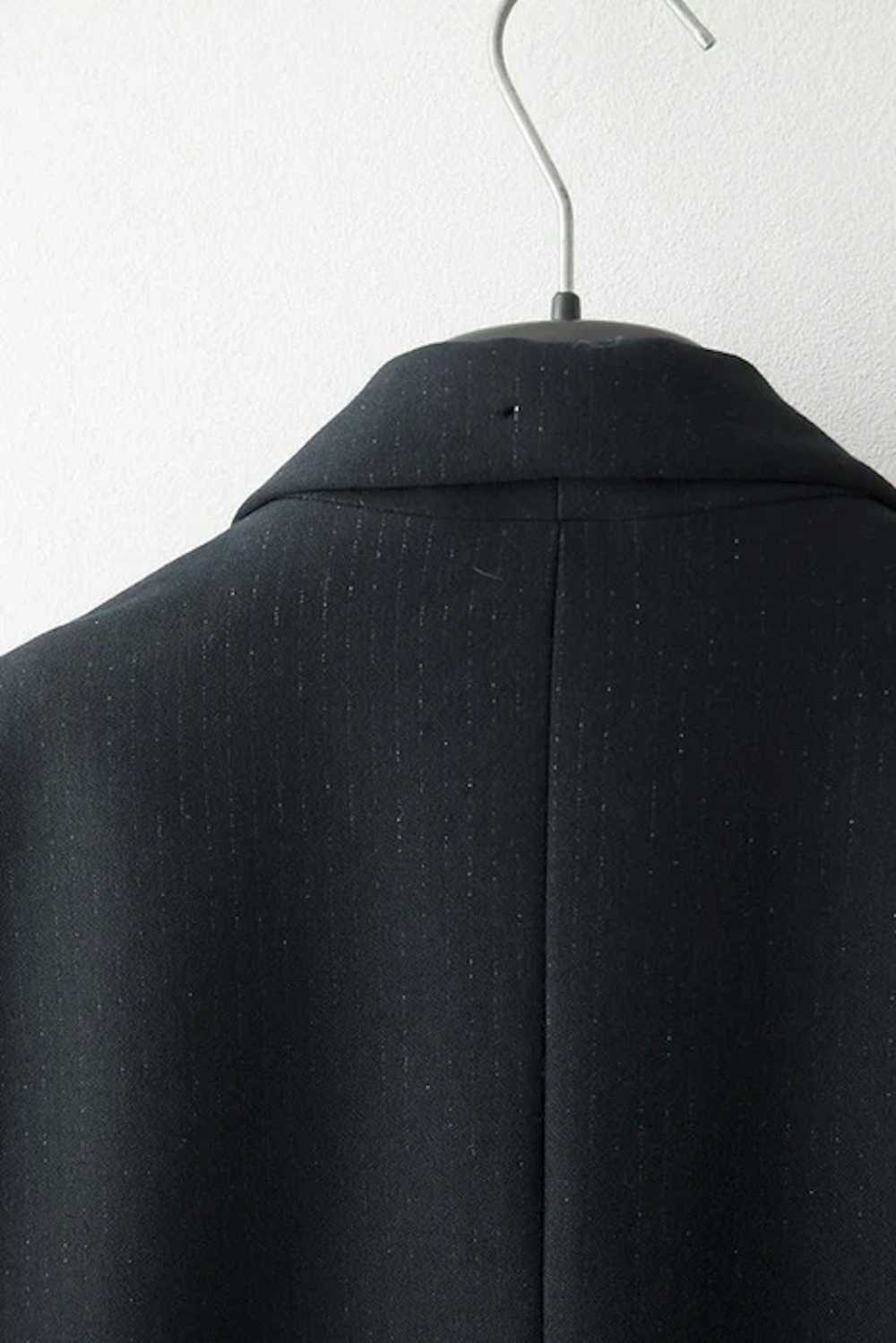 Helmut Lang AW90 metallic pinstripe suit - image 7