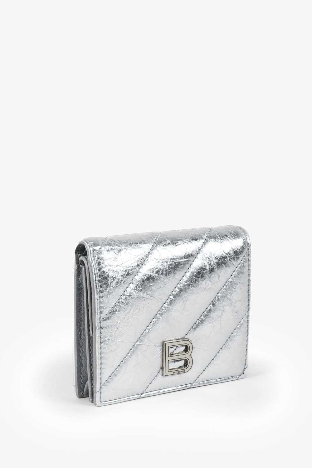 Balenciaga Balenciaga Crush Metallized Quilted Wa… - image 2