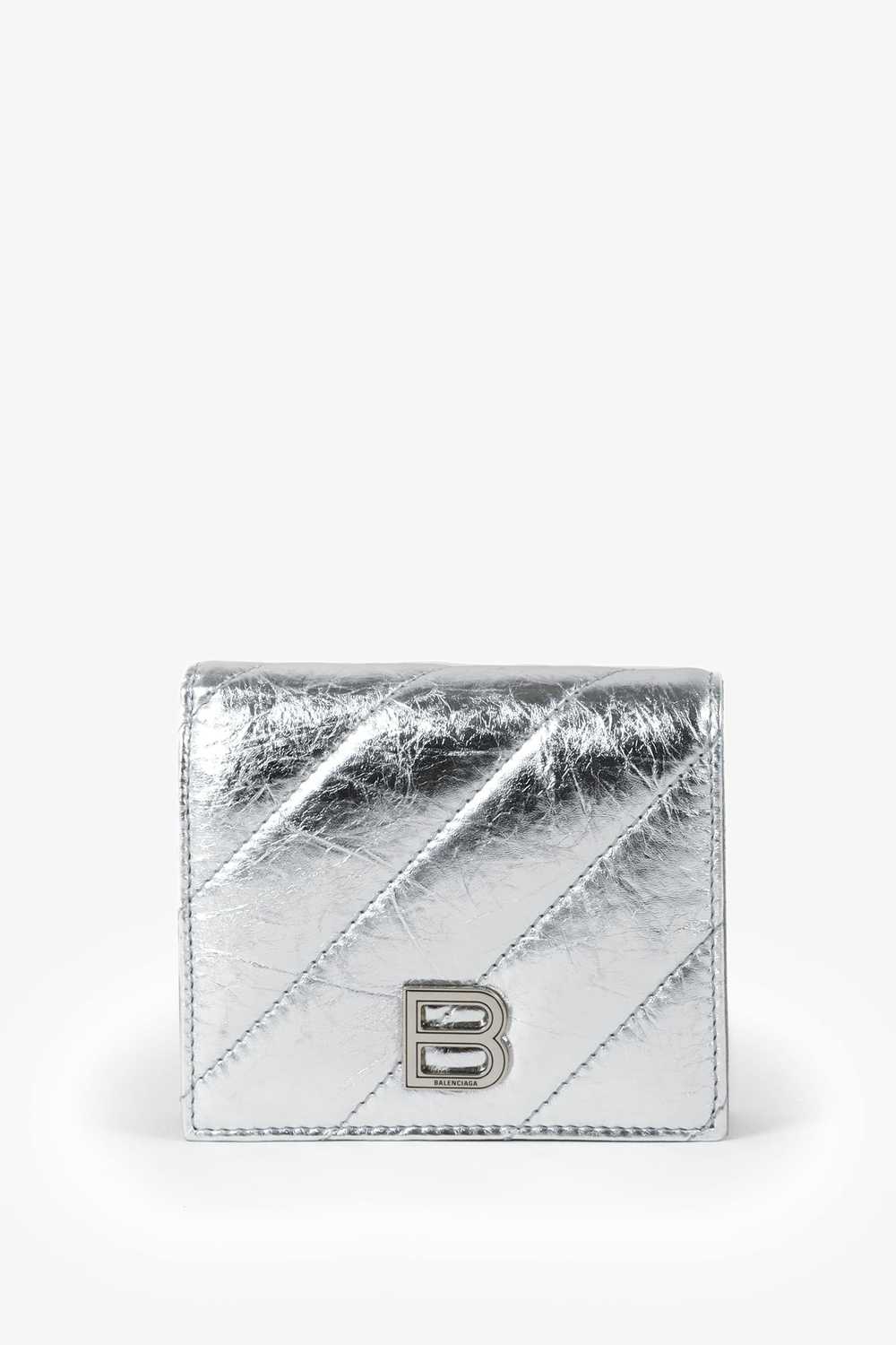 Balenciaga Balenciaga Crush Metallized Quilted Wa… - image 3