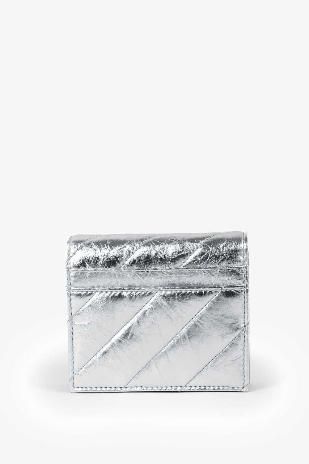 Balenciaga Balenciaga Crush Metallized Quilted Wa… - image 5