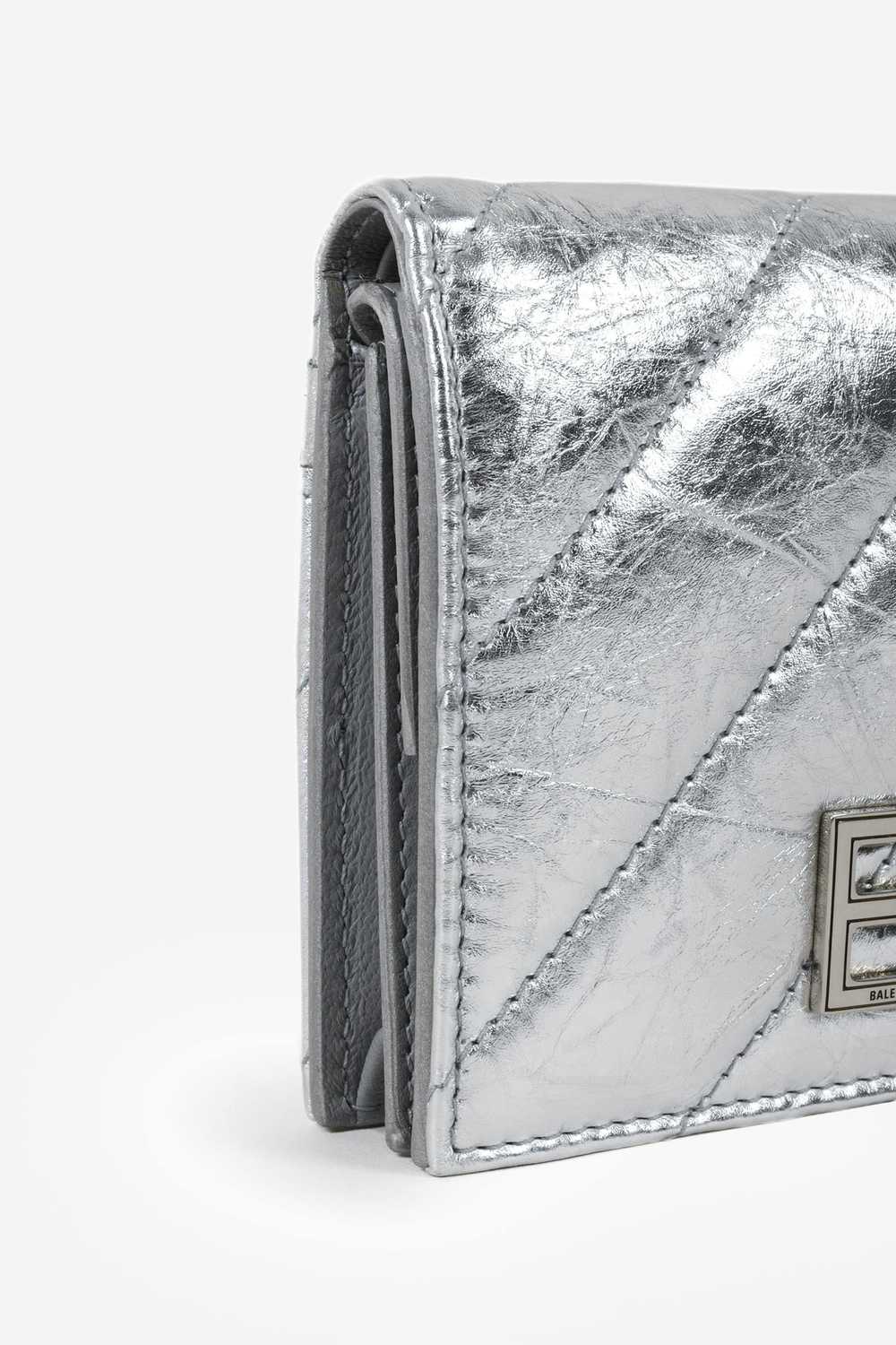 Balenciaga Balenciaga Crush Metallized Quilted Wa… - image 7