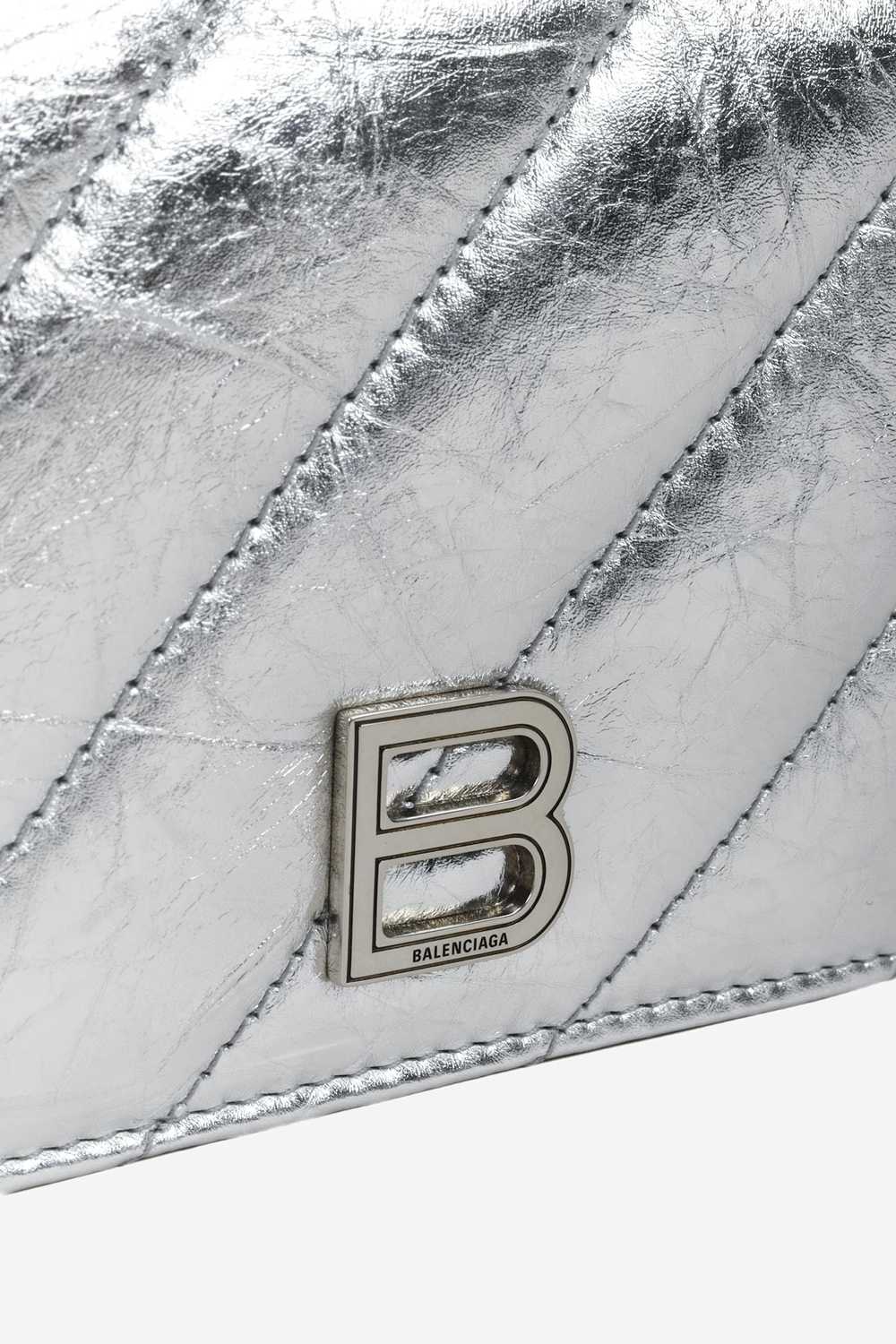 Balenciaga Balenciaga Crush Metallized Quilted Wa… - image 8