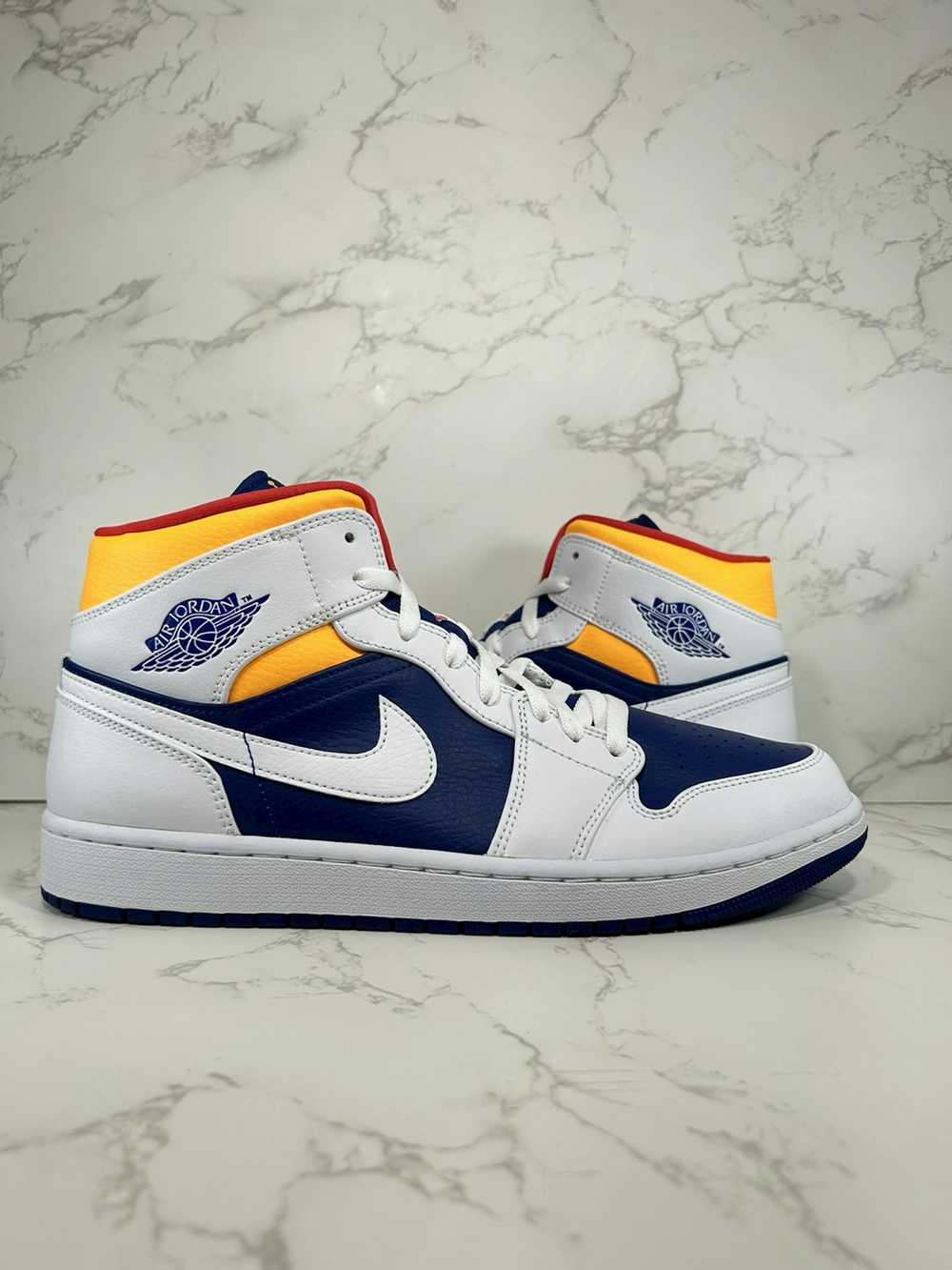 Jordan Brand Air Jordan 1 Mid 'White Deep Royal B… - image 1