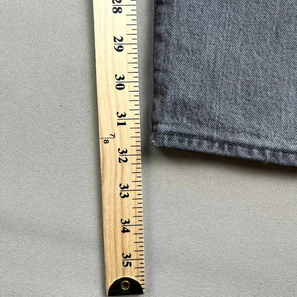Levi's Levis 501 Jeans 44x32 Gray Denim Original … - image 11