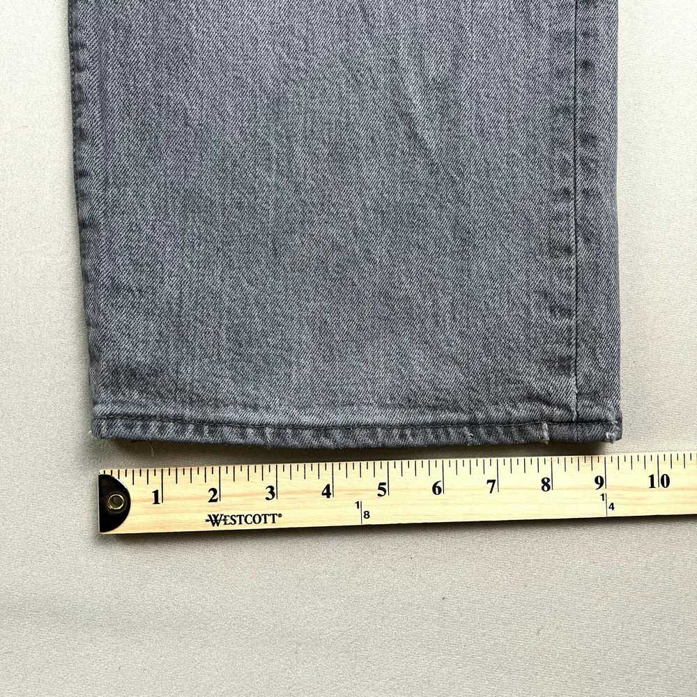 Levi's Levis 501 Jeans 44x32 Gray Denim Original … - image 12