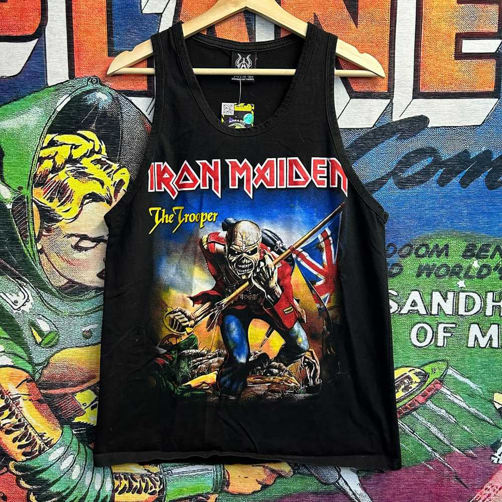 Band Tees × Iron Maiden Iron Maiden Tank Top Tee … - image 1
