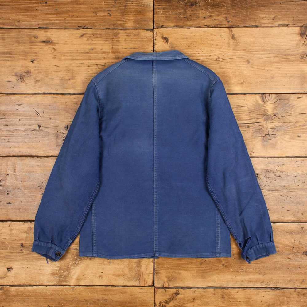 Vintage Vintage French Workwear Jacket M 60s Mole… - image 2