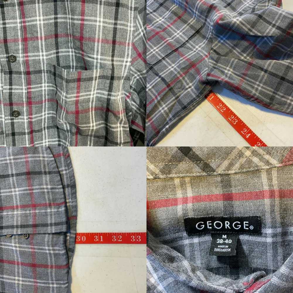 George George Mens Gray Regular Long Sleeves Casu… - image 4