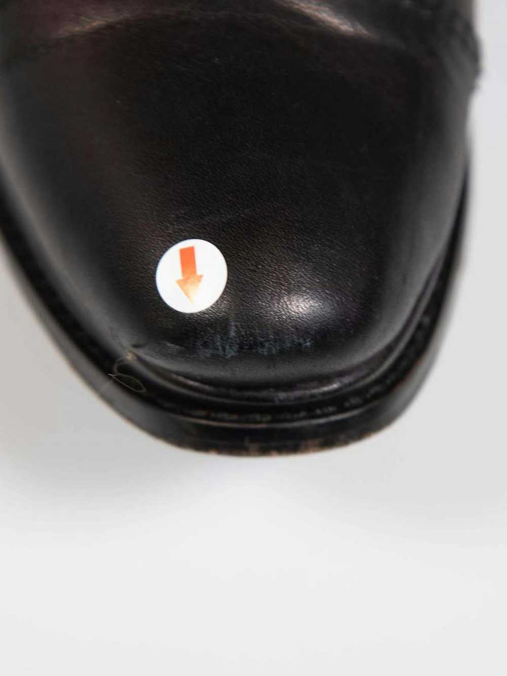 Yohji Yamamoto Black Leather Laced Platform Boots - image 6