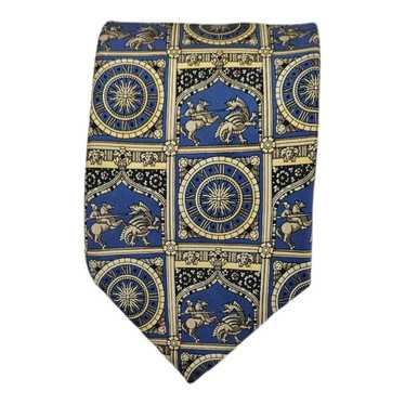 Liberty LIBERTY Geometric Art Silk Tie ENGLAND 58… - image 1