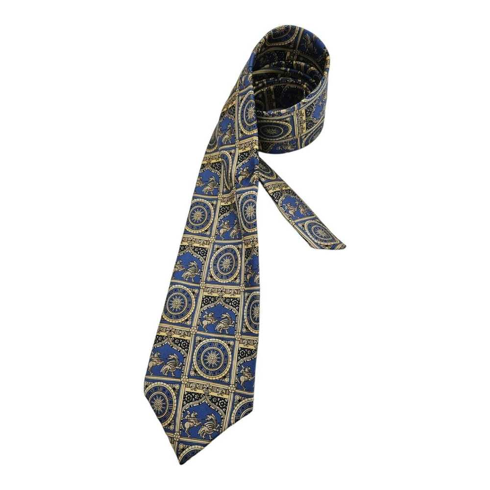 Liberty LIBERTY Geometric Art Silk Tie ENGLAND 58… - image 3