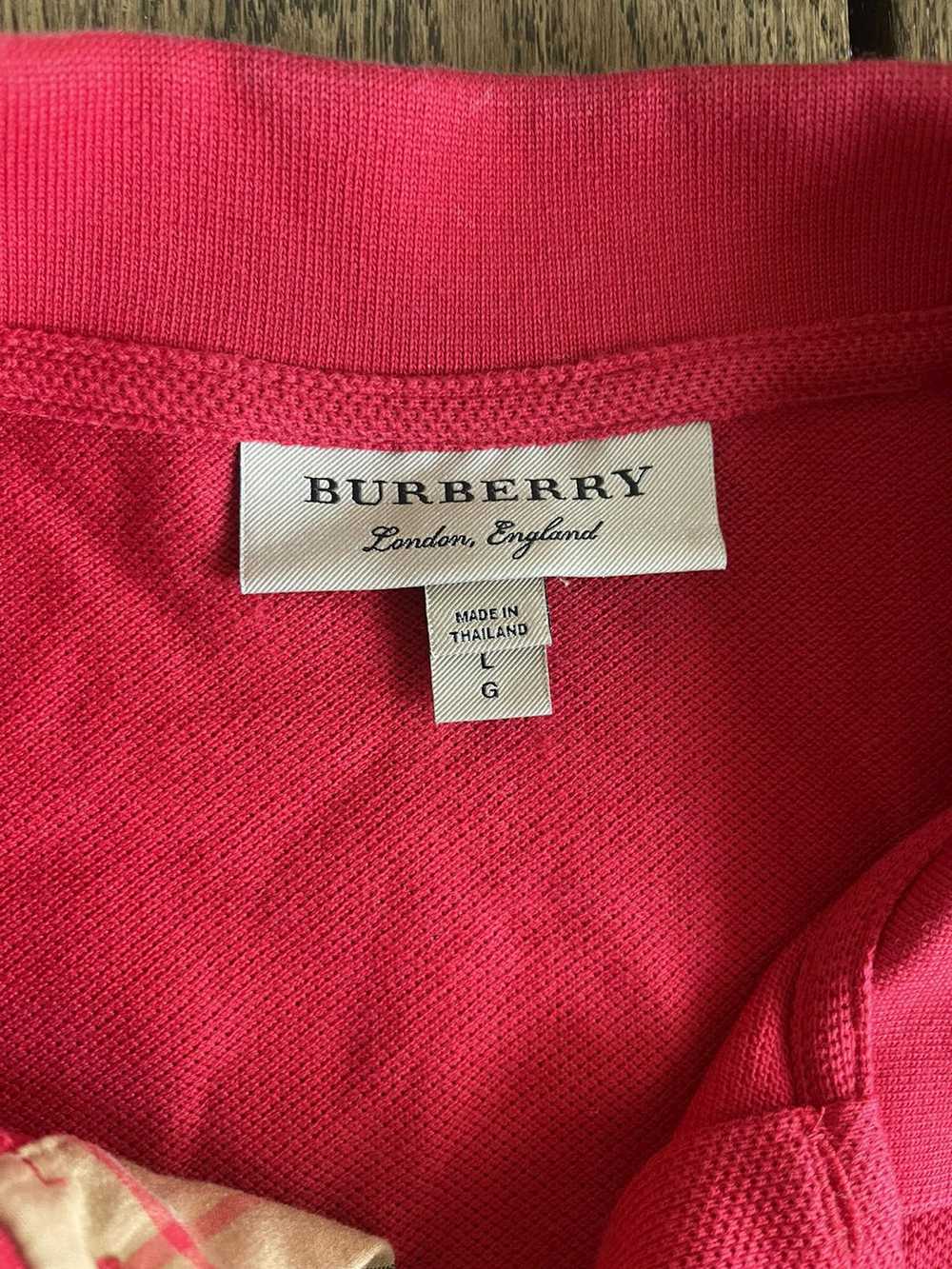 Burberry Red Burberry polo - image 2