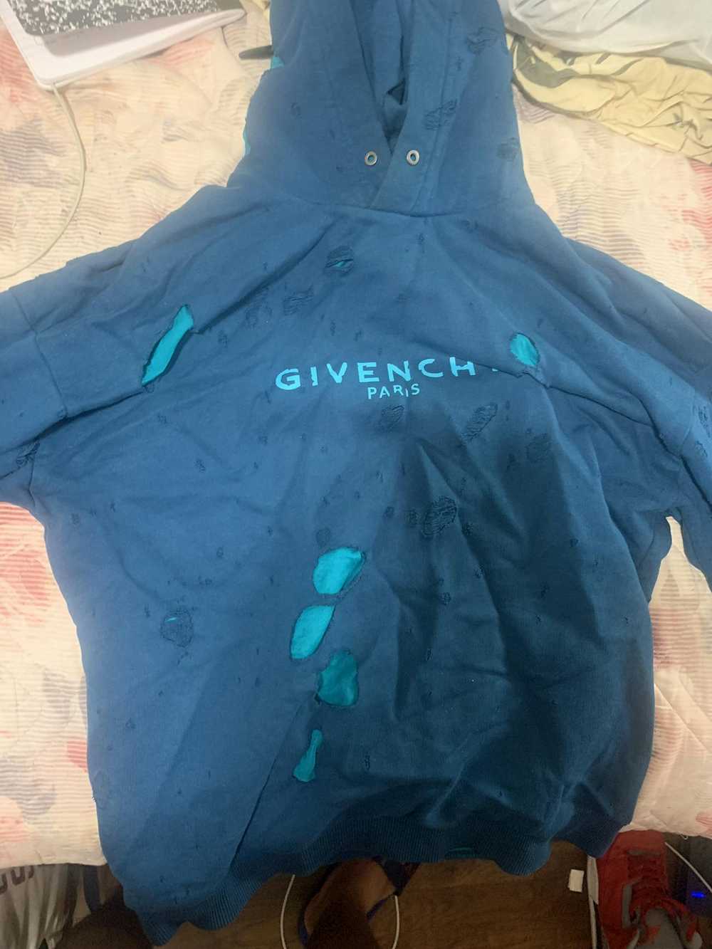 Givenchy Givenchy hoodie distressed - image 1