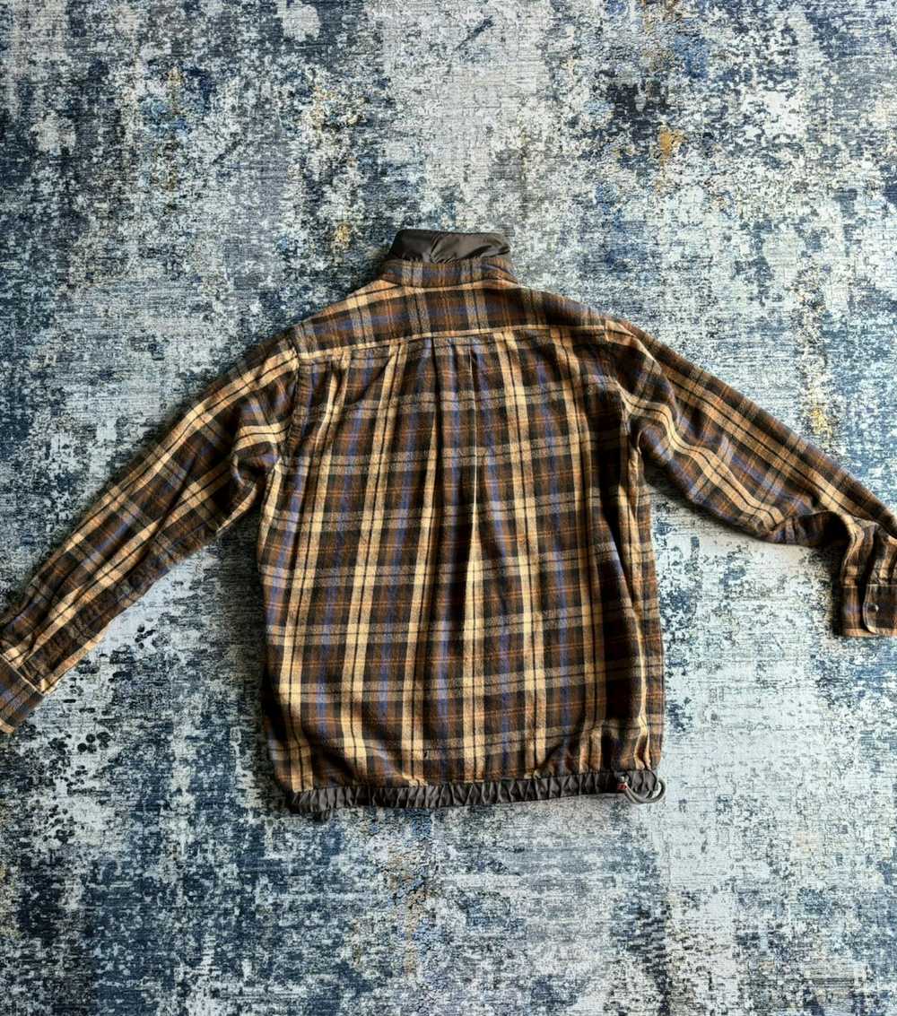 Sacai Sacai Draw Cord Check Flannel Shirt - image 9