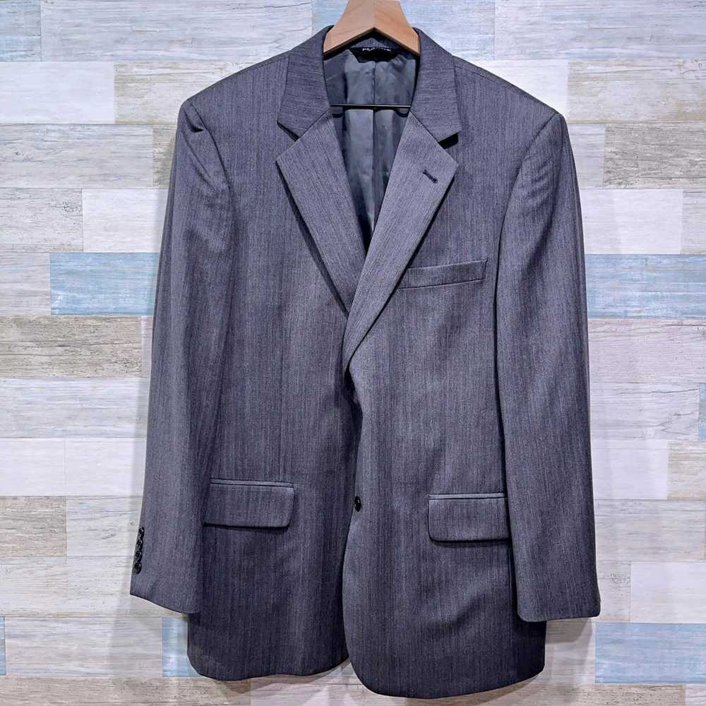 Jos. A. Bank Jos A Bank Wool Herringbone Suit Gra… - image 2