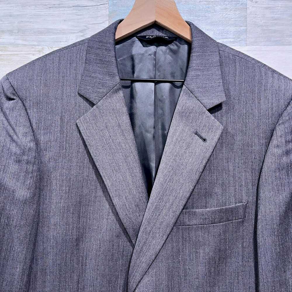Jos. A. Bank Jos A Bank Wool Herringbone Suit Gra… - image 3