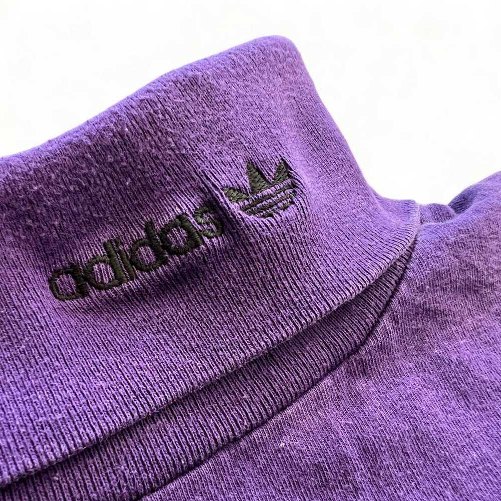 Adidas × Streetwear × Vintage Adidas Purple Embro… - image 4