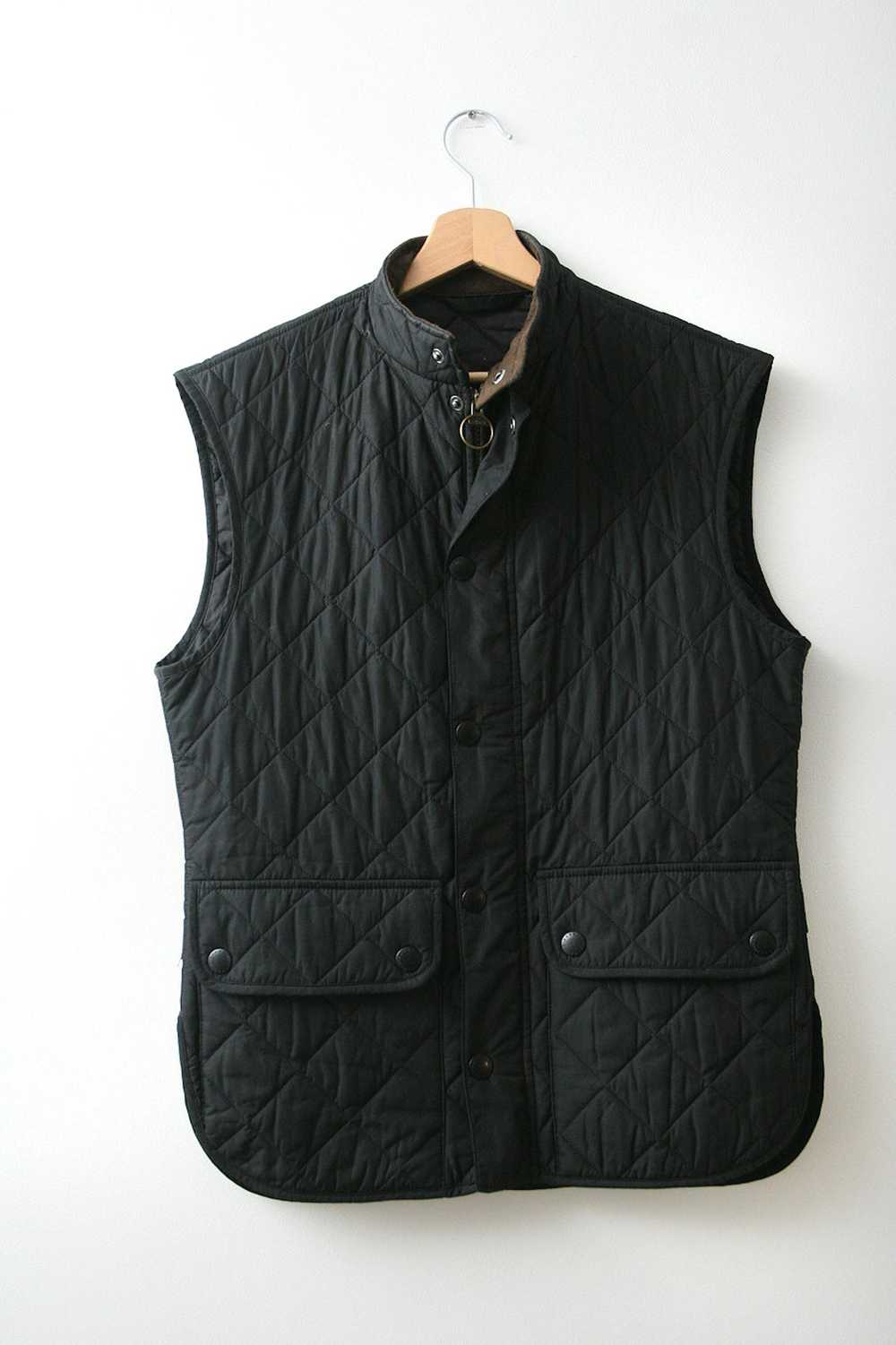 Barbour Barbour England Lowerdale Black Quilted G… - image 1