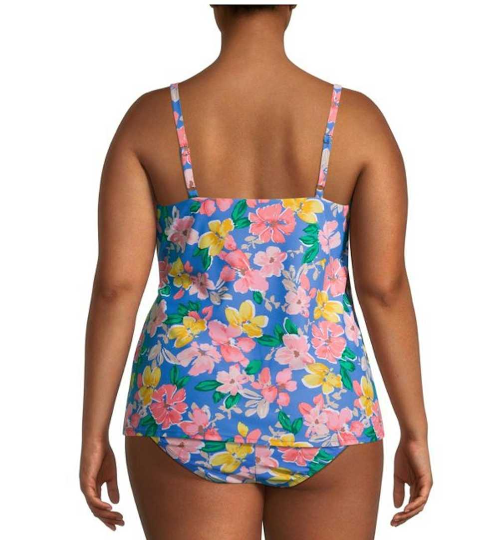 Other Time and Tru Tankini Top Floral Tropical Ha… - image 10