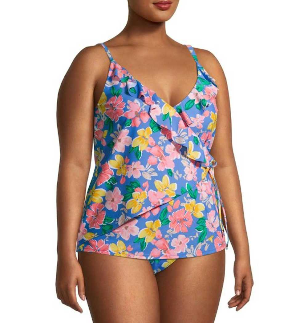 Other Time and Tru Tankini Top Floral Tropical Ha… - image 9