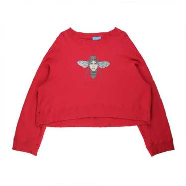 Undercover AW17 "Utopie" Insect Cropped Sweatshirt - image 1