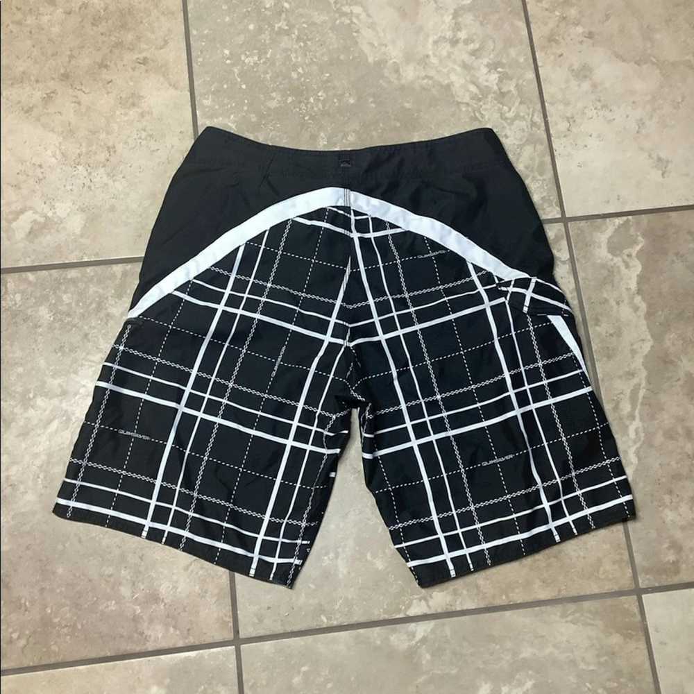 Quiksilver 🍒 BOARD SHORTS PLAID TRUNKS SWIM QUIC… - image 3