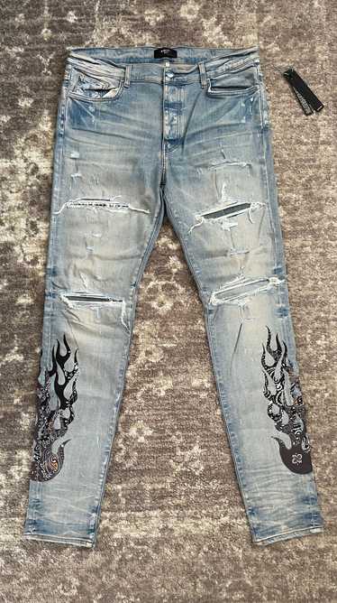 Amiri AMIRI TGCW BANDANA FLAME JEAN