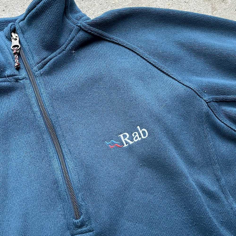 Rab Rab navy half zip fleece sweatshirt trekking … - image 4