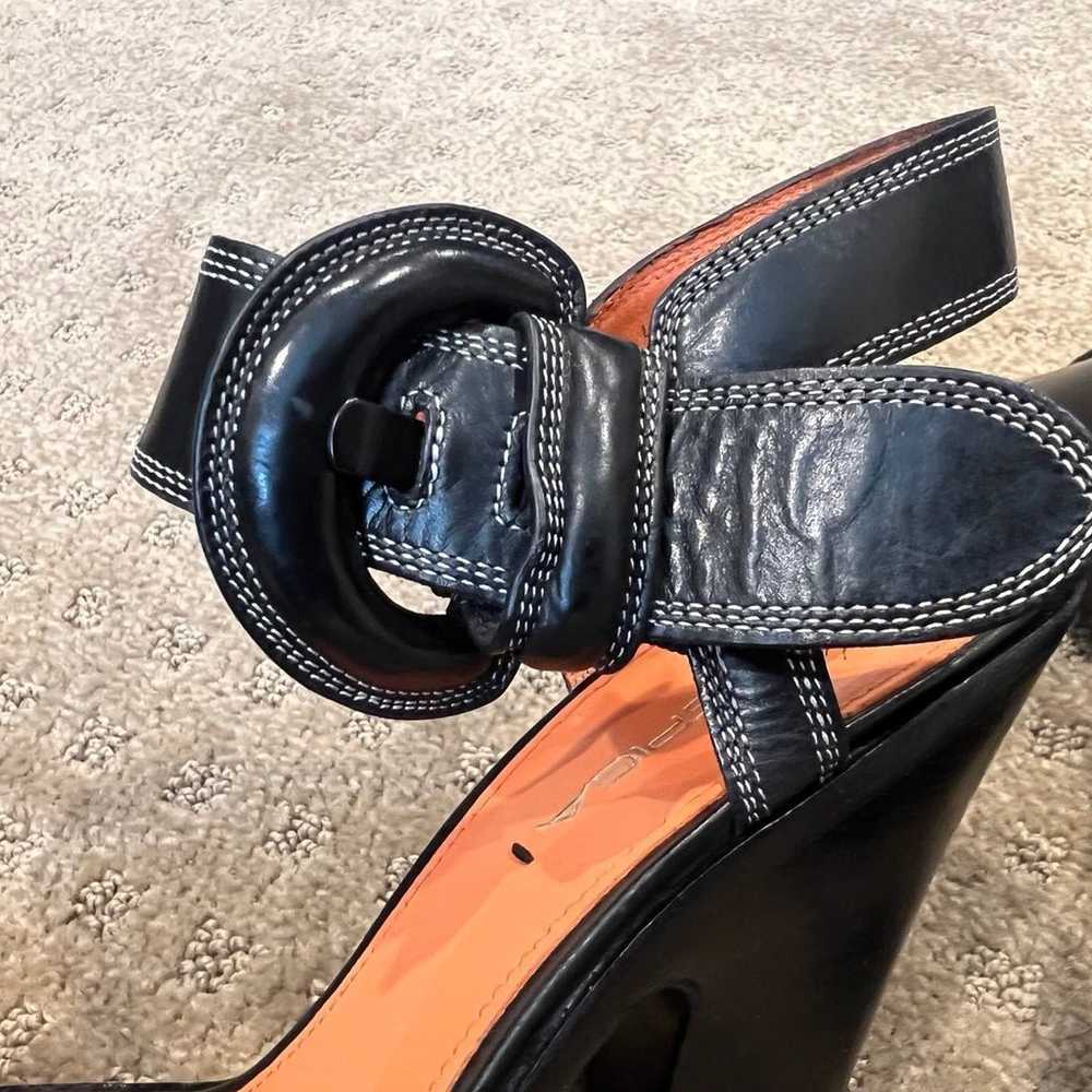 Rare Vintage VIA SPIGA Leather Buckle Strap Heel … - image 5