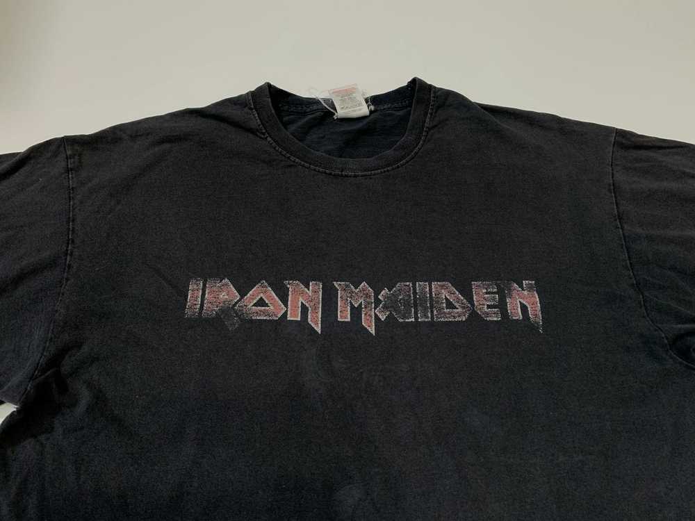 Iron Maiden × Vintage Vintage Distressed Iron Mai… - image 2