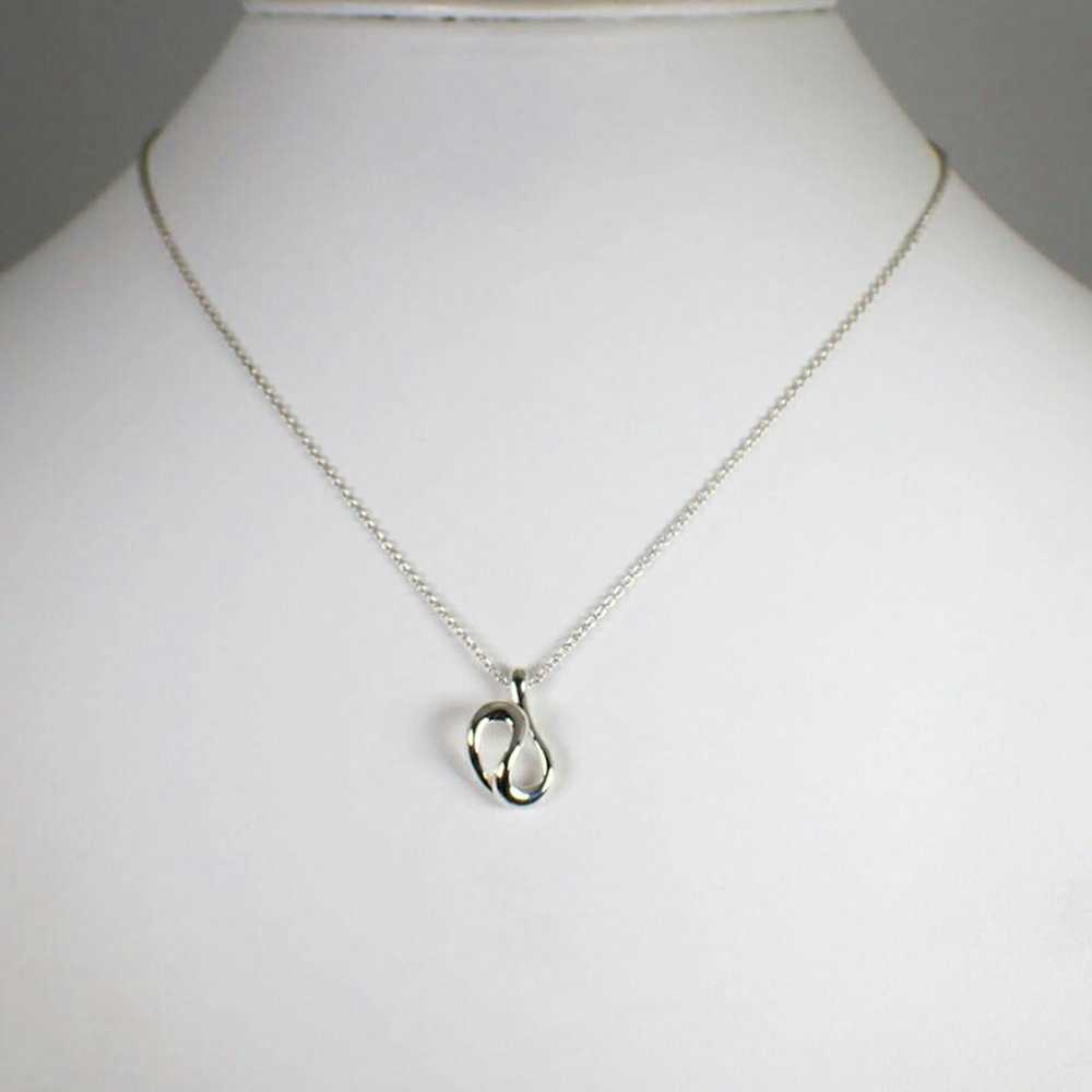 Tiffany & Co. TIFFANY SV925 open wave necklace - image 2